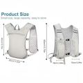 Men Women Breathable Mesh Running Hydration Vest Reflective Strip Multi-Pocket Adjustable Sports Vest Marathon Jogging Trail. 
