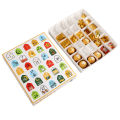 1-10Pcs Eid Countdown Advent Calendar Box DIY Assembled Ramadan Mubarak 30Days Digital Storage Case Empty .