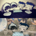 Mini 3pcs/set Anime The Summer Hikaru Died Tsujinaka Yoshiki Acrylic Stand Figure Plate Desk Decor Collection Ornament Accessori. 