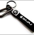 universal premium quality leather BAJAJ bike key ring. 