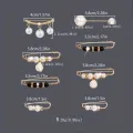 Ainameisi - Women's Metal Leak Proof Brooch Korean Fashion 8-Piece Set Flip Clothing Corset Brooch DIY Accessories. 