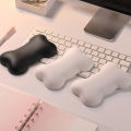 New Leather Texture Creative Shape Silicone Wrist Rest, Ergonomic Comfort Wrist Support Pad for Office Home Gaming. 