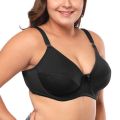 Bra for Women Plus Size Underwire Solid Non Padded Lingerie 38E-48 E Cup Full Coverage Non Padded Brassiere. 