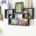 ntersecting Wooden Floating Wall Shelf Set of 3 Wooden shelf for wall Perfect Shelving Unit for Bedrooms, Offices, Living Rooms & Kitchens custom made avilable. 