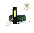 USB Rechargeable  3 Mode  Power Mini LED Torchlight Torch. 