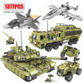  Main Battle Tank Fighter Building Blocks WW2  Trucks Soldier Figures Bricks Education Toys for Childrens Boy . 