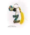 Resin keychain , Handmade custom keychain,3D letter Z , Alphabet A-Z. 