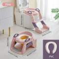 2-in-1 Potty Training Seat & Ladder – Dual Use for Toilet & Floor, Easy Step Access for Kids. 