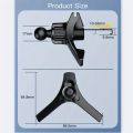 Upgrade Car Phone Holder Clips 17mm Ball Head Car Air Vent Clip Mount Car Air Outlet Hook Clamp for Magnet Mobile Phone Support.