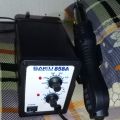 858A Analog Single SMD Brushless Hot Air Mobile Rework Station with Stand AC 220V 700W 858A Replace 878D 878D+ 858D. 