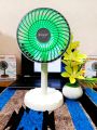 JY Super-2217; long lasting backup time (10 hours plus) With Colorful lighting System; 3 High-Tech Li-Ion Battery; High quality Soundless Rechargeable & Charger fan; Professional & Advanced Technologies 4000 mah Battery: AC/DC Fan.