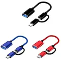 Type-c Android Two-in-one OTG Android USB3.0 U Disk Adapter Cable Mobile Phone Charging Cable USB Cable. 