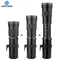 Lightdow 420-800mm f/8.3-16 Manual Telephoto Zoom Lens for RF EF F Z A E Mount Camera.