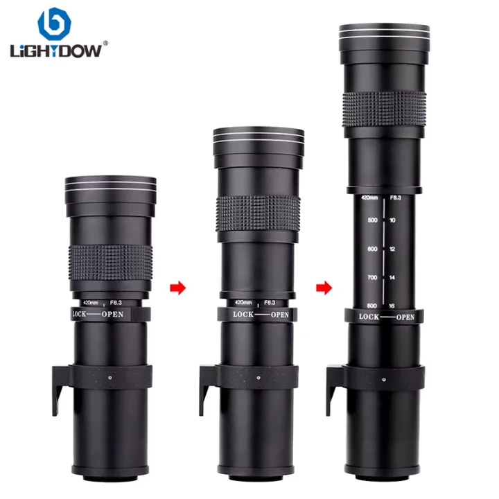 Lightdow%20420-800mm%20f/8.3-16%20Manual%20Telephoto%20Zoom%20Lens%20for%20%20RF%20%20EF%20%20%20F%20%20Z%20%20A%20%20E%20Mount%20Camera%20-%20Image%203