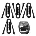 4pcs Car Door Lock Shock Pad Silicone  Shock Absorption Pad Noise Reduction Car Silicone Door Latch Protective Cover for Suv. 