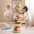 4 in 1 Ladybug Sport Entertainment Sandbag Game Baseball Toy Rope Skipping Machine Ferrule Jump Rocket Launcher Outdoor Play. 