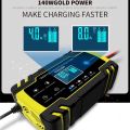 ZYX-J30 Multifunctional Battery Charger 12V-8A 24V-4A Car Motorcycle Car Pulse Repair Charger LCD Display 100-240V AC/50-60Hz. 