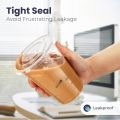 20 Clear Plastic Fruit Cups with Flat Lids PET Disposable Parfait Crystal Cups Suitable for Ice Coffee Juice and Beer Tumblers. 