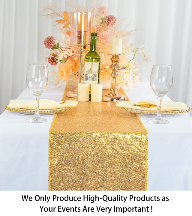 Sequin%20Table%20Runners%20Gold%20Table%20Runner%20for%20Party%20Glitter%20Table%20Runner%20Long%20Table%20Linens%20for%20Weddings%20Fall%20-%20Image%202