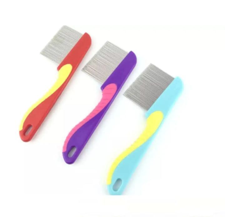 Anti Lice and Nit Comb Stainless Steel Metal Needle For Men Women