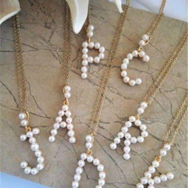 alphabet chains...beads chain for girls