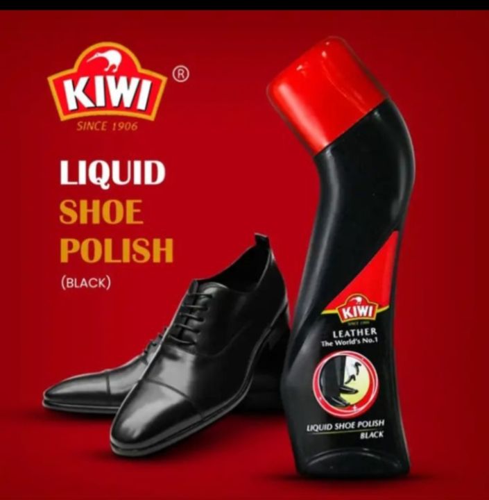 Kiwi Liquid Polish - Liquid Shoe Polish (black) - 75ML