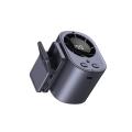Mini Clip-On Car Fan With Temperature Display Summer Cooling USB Rechargeable Fan For Car Sun Visor White Gray Purple. 