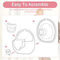 Wearable Breast Pump Parts Compatible with MomMed S21 S18, Duckbill Valves, Silicone Diaphragm, 24mm Flange, Milk Collector Cup. 