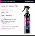 Flamingo crystal coating high gloss shine liquid spray polish -250 ml f12. 