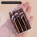 MAANGE Double Ended Makeup Brush Set Detachable Travel Contour Concealer Brush Set Eyeshadow Brush Face Cosmetic Tools with Box. 
