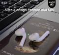 Mark R20 wireless Bluetooth touch screen earphone. 