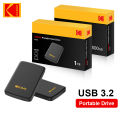 Kodak P150 2.5-inch Portable External Hard Drive - High-Speed Storage 1TB/500GB Read up to 450mb/s for Laptop Desktop PS4 PS5. 