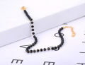 Lokaer Fashion Black CZ Crystal Charm Anklets For Women Girl Stainless Steel Link Chain Bohemia Beach Foot Anklet Jewelry A21029. 