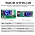 LCD Display Voltage Energy Meter Electric Quantity Monitor with USB Interface for Testing 12.6V 3S Lithium Battery. 
