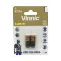 n size battery Vinnic Extra Heavy Duty Batterie cell - Pk. 2. 