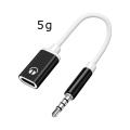 3.5mm Female Headphone Jack Adapter Type C Earphone Adapter Type C Round Head Adapter Cable Earphone Audio Adapter Cable.