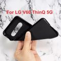 LG V60 ThinQ 5G Slim Flexible Protective Phone Case Black Matte. 