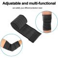 1PC Extra Long Elastic Knee Wrap Bandage Compression Brace Support for Leg Ligaments Stabilizing Squat Basketball Running.