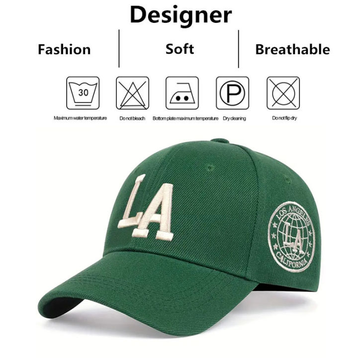 Unisex%20La%20Letter%20Embroidery%20Baseball%20Caps%20Spring%20and%20Autumn%20Outdoor%20Adjustable%20Casual%20Hats%20Sunscreen%20Hat%20-%20Image%206