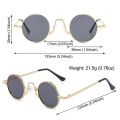 Metal Hippie Sun Glasses UV400 Protection Punk Eyewear Small Round Sunglasses for Women & Men Circle Retro Shades Sunglasses. 