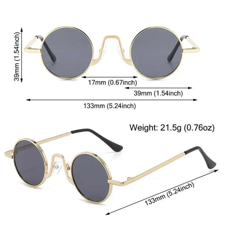 Metal%20Hippie%20Sun%20Glasses%20UV400%20Protection%20Punk%20Eyewear%20Small%20Round%20Sunglasses%20for%20Women%20&%20Men%20Circle%20Retro%20Shades%20Sunglasses%20-%20Image%203