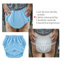 3pcs Solid Color Waterproof iaper for Adults Washable Reusable Diaper Care Pants Leak-proof Pants Waterproof Eldly Diaper Cover. 