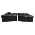 1 Pair Universal Motorcycle PU Leather Saddlebags Side Tool Pouch Bag Luggage Saddle Bag For Harley Sportster XL 883 1200 48 72. 