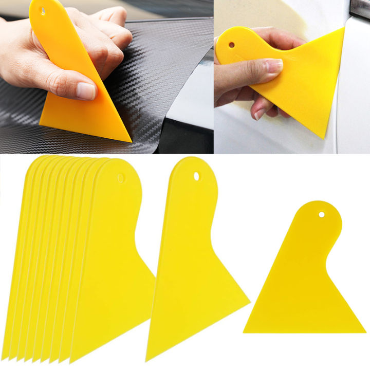 Scratch-Free Plastic Scrapers for Smoothing Car Vinyl Film Wallpaper Cleaning Scraper Plastic Spreaders for Paint Fillers Putty