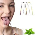 U Shape Tongue Scraper Oral Care Tools Stainless Steel Clean Mouth Clean Tongue Brush Bad Breath Tongue Tongue Cleaner. 