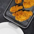 Baking Tray Oil Frying Baking Pan Non-stick Chips Basket Baking Dish Grill Mesh Kitchen Tools.