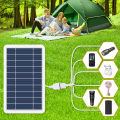 5V 5W Solar Panel with USB Port Waterproof Portable Charger for Mobile Phones Camping Hiking Backpacking Outdoor Emergency Power. 
