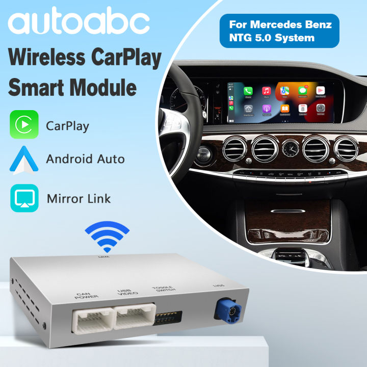 2025 Wireless Carplay  Android Auto For Mercedes Benz C Class GLC W205 V Class W447 NTG5.0 Module Original Screen Upgrade Module