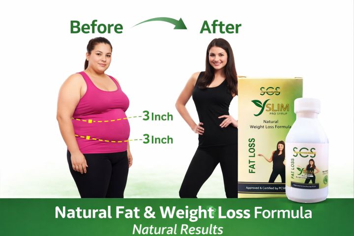 SCS Slim Pro Syrup – Natural Fat & Weight Loss Formula | Daraz.pk