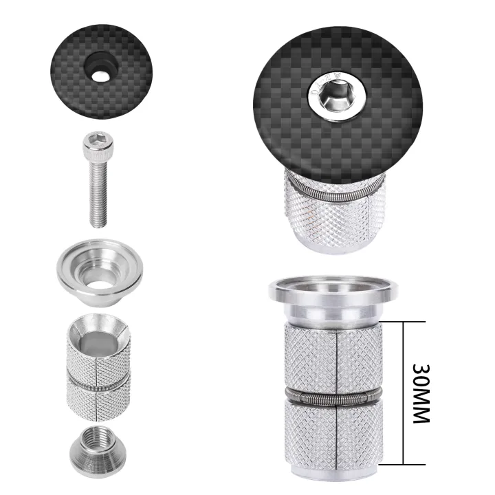 BUCKLOS%20Bike%20Fork%20Steerer%20Headset%20Expander%20Plug%20Ultralight%20Bicycle%20Stem%20Expander%20Top%20Cap%20Aluminum/carbon%20Road%20MTB%20Headset%20Cover%20-%20Image%203